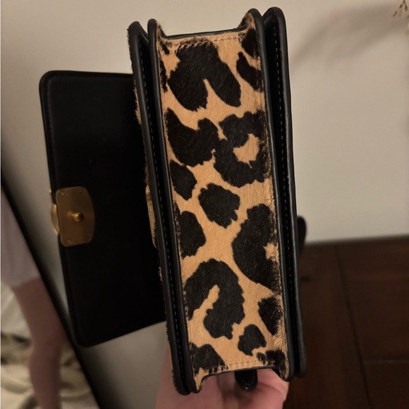 Coach Bandit Crossbody Bag In Haircalf With Leopard Print - Picture 9 of 10